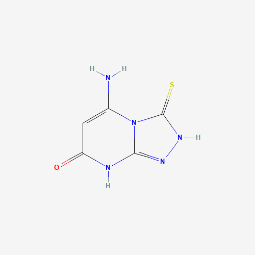41266-68-6 5-amino-3-sulfanyl[1,2,4]triazolo[4,3-a]pyrimidin-7-ol chemical structure