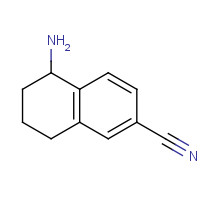 321330-31-8 5-Amino-5,6,7,8-tetrahydro-2-naphthalenecarbonitrile chemical structure
