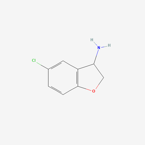 769-21-1 5-Chloro-2,3-dihydro-1-benzofuran-3-amine chemical structure