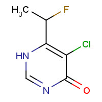227184-12-5 5-Chloro-6-(1-fluoroethyl)-4(1H)-pyrimidinone chemical structure