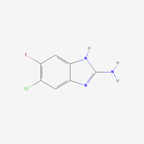 142356-64-7 5-Chloro-6-fluoro-1H-benzimidazol-2-amine chemical structure