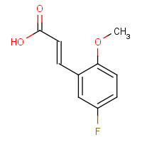 157518-45-1 5-Fluoro-2-methoxycinnamic acid chemical structure