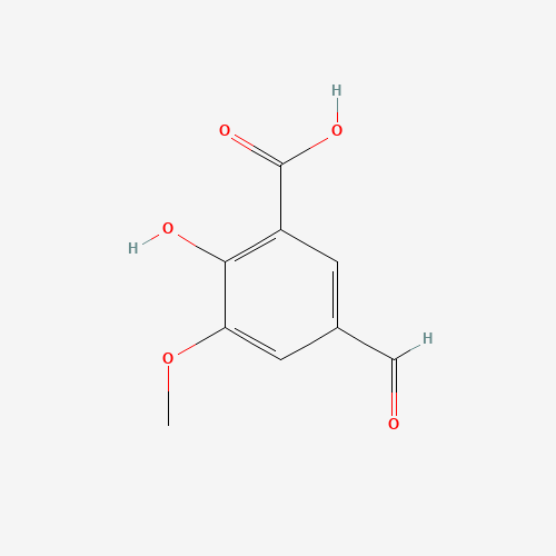 3507-08-2 5-Formyl-2-hydroxy-3-methoxybenzoic acid chemical structure