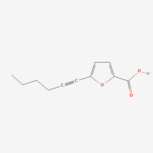 845266-30-0 5-hex-1-ynyl-2-furoic acid chemical structure