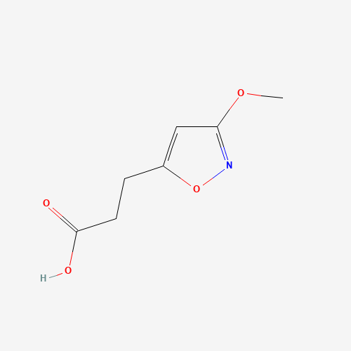 52898-06-3 5-Isoxazolepropanoic acid, 3-methoxy- chemical structure