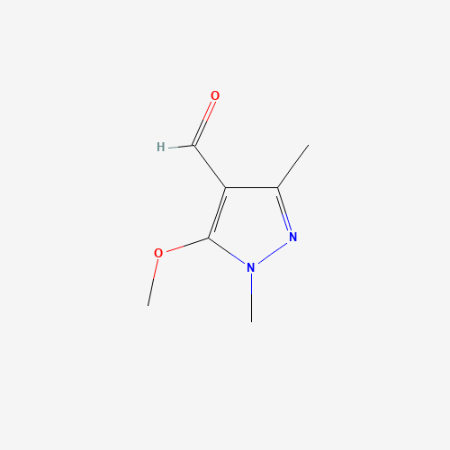 26990-71-6 5-Methoxy-1,3-dimethyl-1H-pyrazole-4-carbaldehyde chemical structure