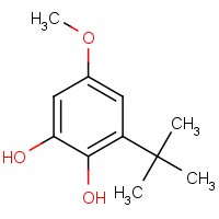 80284-15-7 5-Methoxy-3-(2-methyl-2-propanyl)-1,2-benzenediol chemical structure