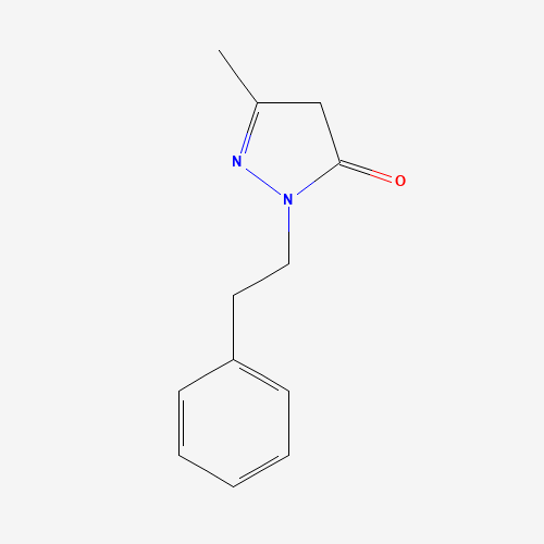 949-26-8 5-Methyl-2-(2-phenylethyl)-2,4-dihydro-3H-pyrazol-3-one chemical structure