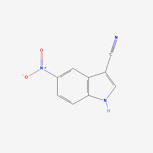 7147-14-0 5-nitro-1h-indole-3-carbonitrile chemical structure