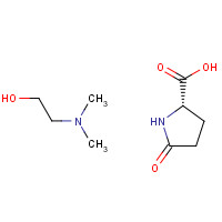 23513-72-6 5-Oxo-L-proline - 2-(dimethylamino)ethanol chemical structure