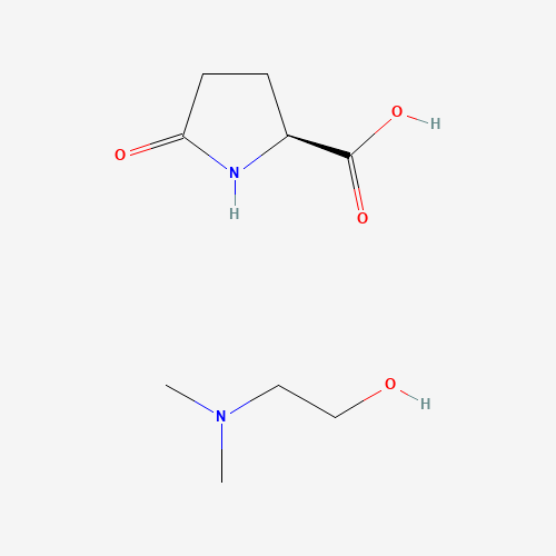 23513-72-6 5-Oxo-L-proline - 2-(dimethylamino)ethanol chemical structure