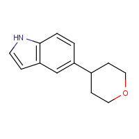 885273-27-8 5-tetrahydropyran-4-yl-1H-indole chemical structure