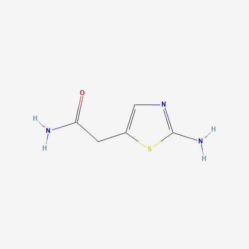312581-28-5 5-thiazoleacetamide, 2-amino- chemical structure