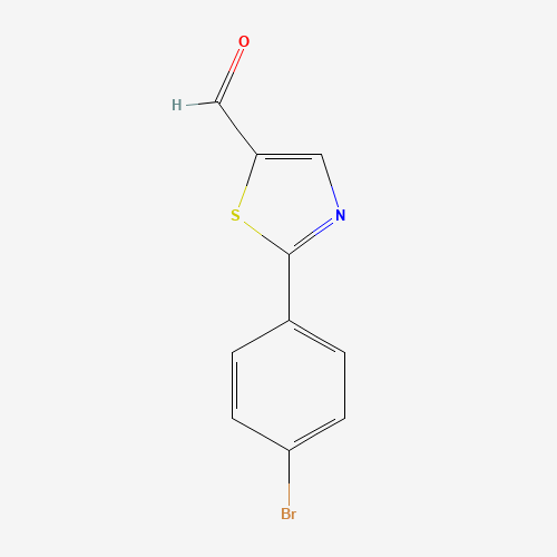 914348-78-0 5-thiazolecarboxaldehyde, 2-(4-bromophenyl)- chemical structure