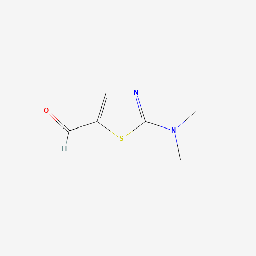 1005-28-3 5-thiazolecarboxaldehyde, 2-(dimethylamino)- chemical structure