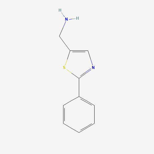 298705-56-3 5-thiazolemethanamine, 2-phenyl- chemical structure