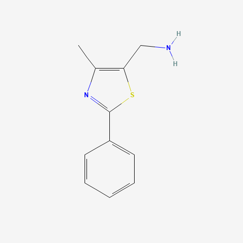 165735-95-5 5-thiazolemethanamine, 4-methyl-2-phenyl- chemical structure