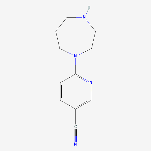 683274-59-1 6-(1,4-Diazepan-1-yl)nicotinonitrile chemical structure