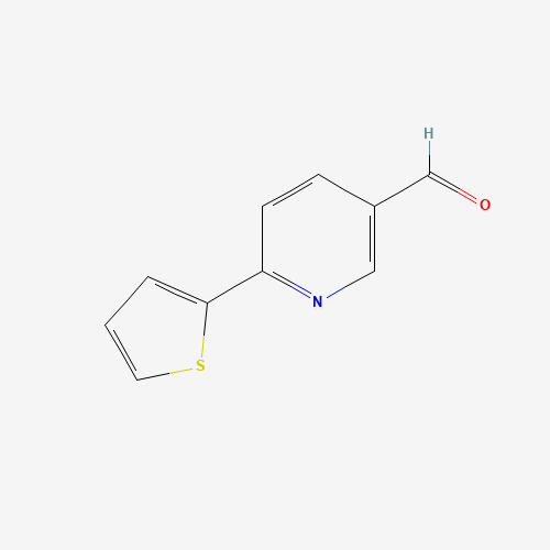 834884-61-6 6-(2-Thienyl)nicotinaldehyde chemical structure