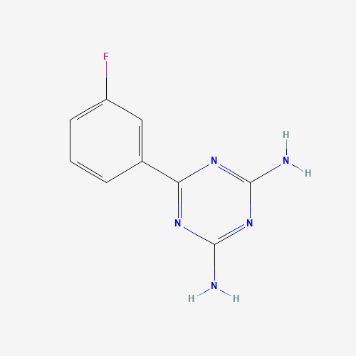 30530-43-9 6-(3-fluorophenyl)-1,3,5-triazine-2,4-diamine chemical structure