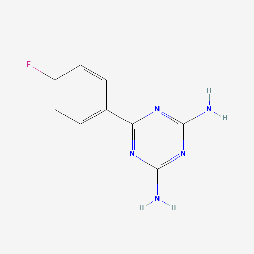 30530-44-0 6-(4-fluorophenyl)-1,3,5-triazine-2,4-diamine chemical structure