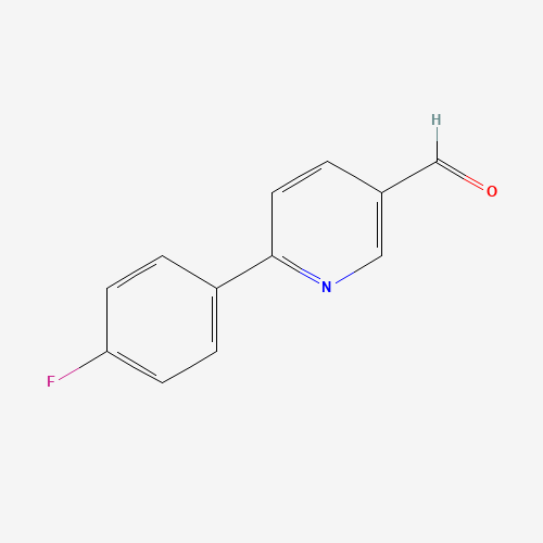 135958-93-9 6-(4-Fluorophenyl)nicotinaldehyde chemical structure