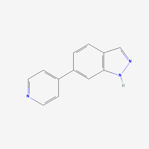 885271-89-6 6-(4-Pyridinyl)-1H-indazole chemical structure