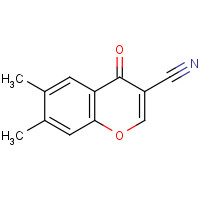94978-86-6 6,7-Dimethyl-4-oxo-4H-chromene-3-carbonitrile chemical structure