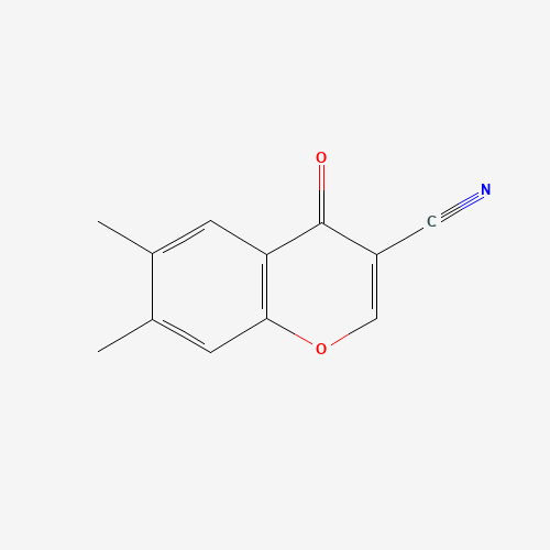 94978-86-6 6,7-Dimethyl-4-oxo-4H-chromene-3-carbonitrile chemical structure