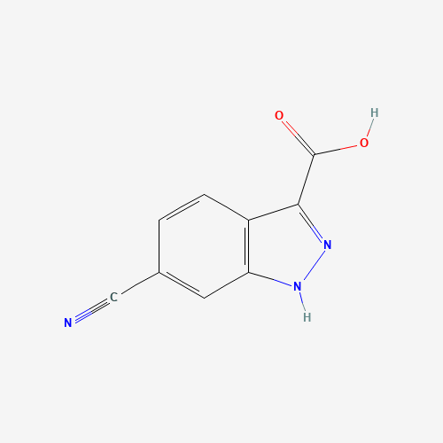 194163-31-0 6-Cyano-1H-indazole-3-carboxylic acid chemical structure