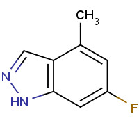 105391-75-1 6-Fluoro-4-methyl-1H-indazole chemical structure
