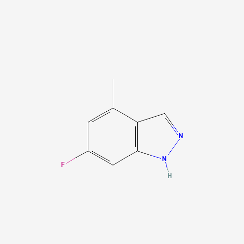 105391-75-1 6-Fluoro-4-methyl-1H-indazole chemical structure