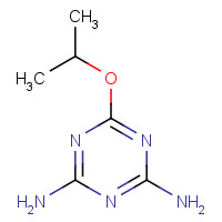 24860-40-0 6-Isopropoxy-1,3,5-triazine-2,4-diamine chemical structure