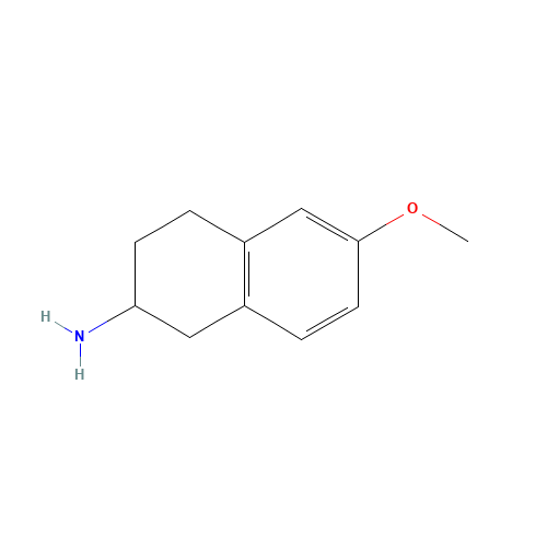 81861-30-5 6-methoxy-1,2,3,4-tetrahydronaphthalen-2-amine chemical structure