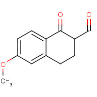 68950-67-4 6-Methoxy-1-oxo-1,2,3,4-tetrahydronaphthalene-2-carbaldehyde chemical structure