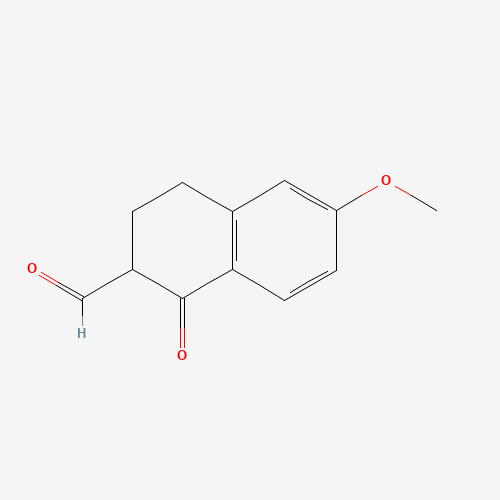 68950-67-4 6-Methoxy-1-oxo-1,2,3,4-tetrahydronaphthalene-2-carbaldehyde chemical structure