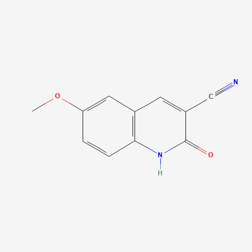 123990-79-4 6-Methoxy-2-oxo-1,2-dihydro-3-quinolinecarbonitrile chemical structure