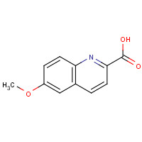 75433-99-7 6-methoxyquinoline-2-carboxylic acid chemical structure