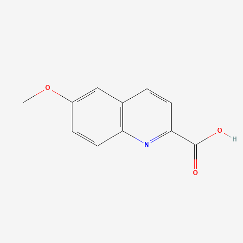 75433-99-7 6-methoxyquinoline-2-carboxylic acid chemical structure