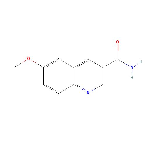 71083-30-2 6-Methoxyquinoline-3-carboxamide chemical structure