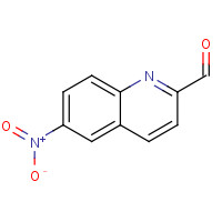 59500-67-3 6-nitroquinoline-2-carbaldehyde chemical structure