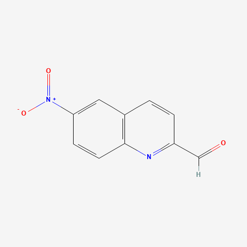 59500-67-3 6-nitroquinoline-2-carbaldehyde chemical structure