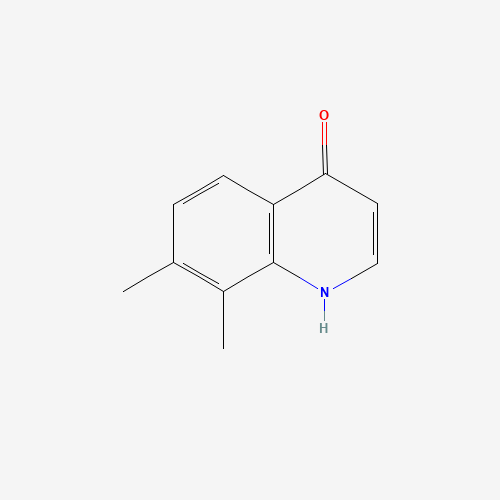 178984-37-7 7,8-dimethylquinolin-4-ol chemical structure