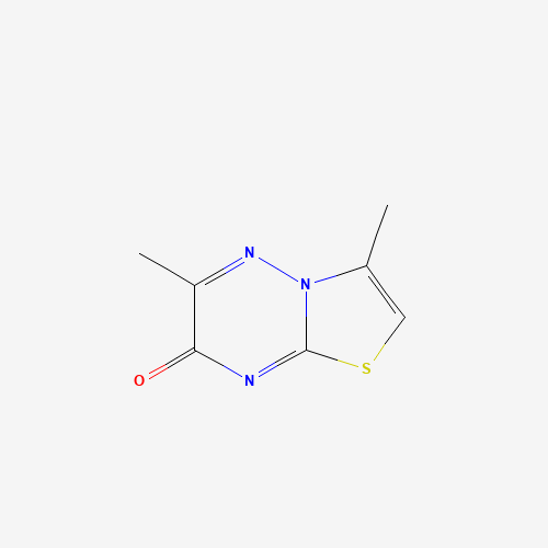 16943-22-9 7H-thiazolo[3,2-b][1,2,4]triazin-7-one, 3,6-dimethyl- chemical structure