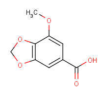 526-34-1 7-Methoxy-1,3-benzodioxide-5-carboxylic acid chemical structure