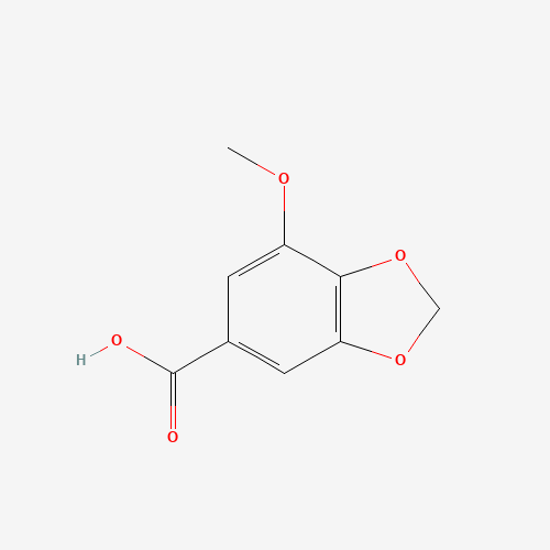 526-34-1 7-Methoxy-1,3-benzodioxide-5-carboxylic acid chemical structure