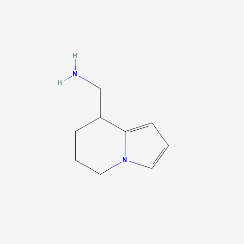 908103-37-7 8-Indolizinemethanamine, 5,6,7,8-tetrahydro-, (8S)- chemical structure