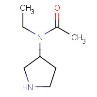 115445-29-9 Acetamide, N-ethyl-N-3-pyrrolidinyl- chemical structure