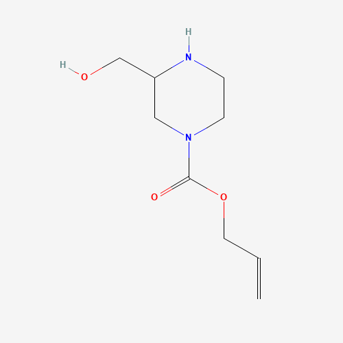 885275-39-8 Allyl 3-(hydroxymethyl)-1-piperazinecarboxylate chemical structure