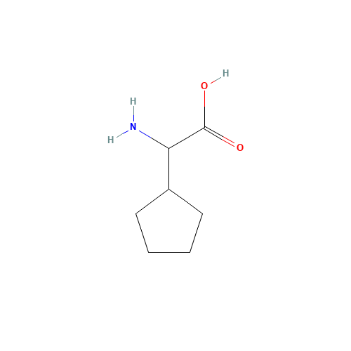 933-95-9 Amino(cyclopentyl)acetic acid chemical structure